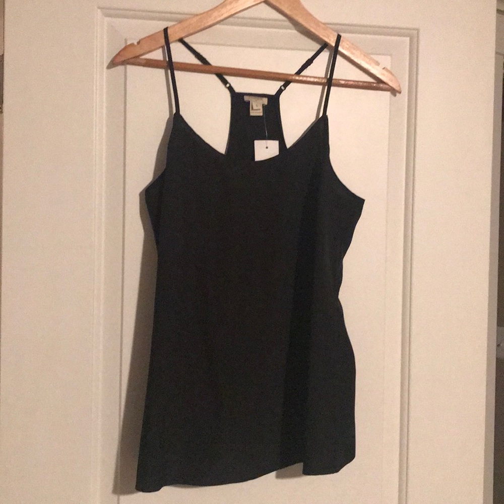 J. Crew Factory Black Racerback Tank